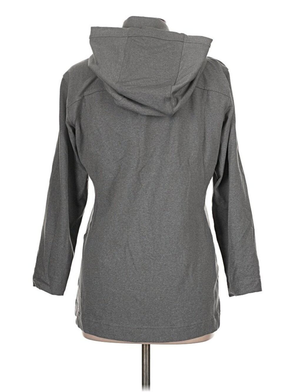 Lululemon City Trek Gray Hooded Full Zip Jacket Size 12 - Picture 4 of 10